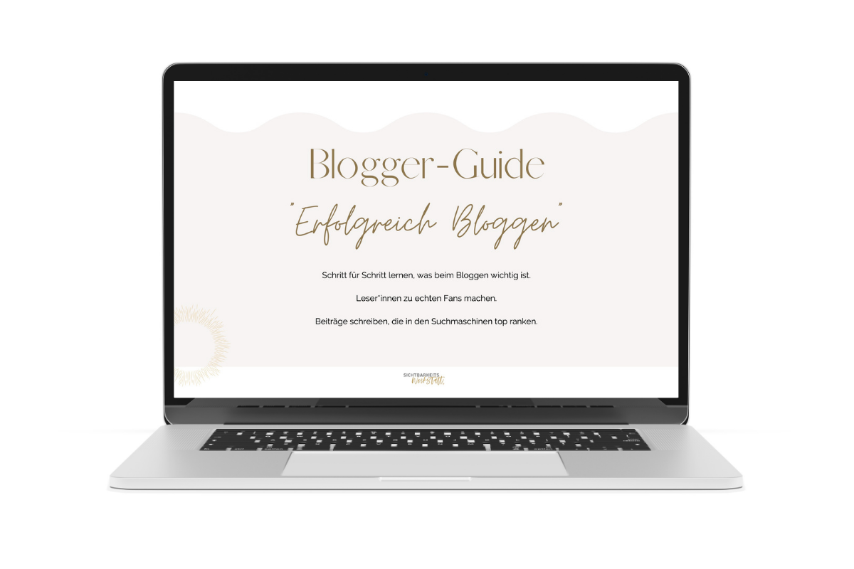 Blogger-Guide erfolgreich bloggen